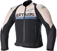 Alpinestars SMX Air Giacca tessile moto perforata, nero-beige, taglia L per maschi