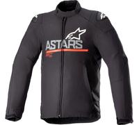 Alpinestars SMX giacca tessile moto impermeabile, nero-grigio-rosso, taglia 3XL