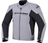 Alpinestars SMX giacca tessile moto impermeabile, Grigio scuro/nero, Taglia S