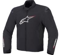 Alpinestars SMX giacca tessile moto impermeabile, nero/bianco/rosso, Taglia 4XL