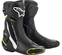 Alpinestars SMX Plus v2 Stivali moto, nero-bianco-giallo, taglia 44 per maschi