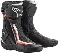 Alpinestars SMX Plus v2 Stivali moto, nero-bianco-rosso, taglia 41 per maschi