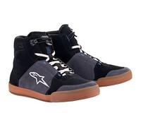 Scarpe moto Alpinestars CHROME Nero asfalto Gomma Blu 10