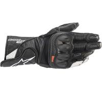Alpinestars SP-2 V3 Guanti da moto, Bianco/nero, Taglia XL