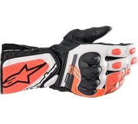 Alpinestars SP-8 V3, guanti 3XL male Nero/Bianco/Rosso Fluo