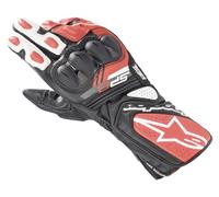 Alpinestars Guanti Moto SP-8 V3 Nero/Bianco/Rosso Vivo L