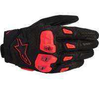 Alpinestars Sp X 7 Guanti Moto traforati, nero/rosso neon, Taglia 3XL