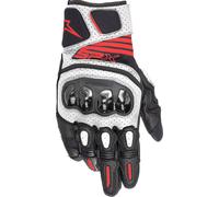 Guanto Corto SP X AIR CARBON V2 Nero Bianco Rosso - ALPINESTARS - UE: L