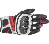Alpinestars SP X Air Carbon V2 Guanti moto, nero-bianco-rosso, taglia 3XL per maschi