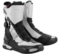 Alpinestars SP-X Boa Stivali da moto, nero/argento, Taglia 39