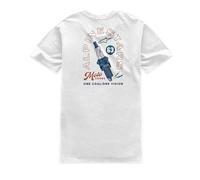 Alpinestars Sparky Csf Tee T-Shirt da Uomo Maglietta Girocollo Maglia a Maniche Corte Stile Sportivo Bianco L