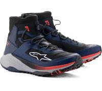 Scarpe Moto Alpinestars Speedforce XR Blu-Nero-Rosso Fluo 43 Nero