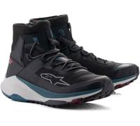 Alpinestars Speedforce XR Scarpe da moto, nero-turchese-blu, taglia 47 per maschi