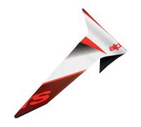 Alpinestars Supertech S-R10 Team, spoiler Taglia unica male Blu Scuro/Rosso Fluo/Bianco
