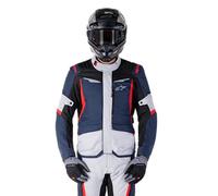 Alpinestars Giacca tessile moto ST-1 impermeabile Nero/Rosso/Blu Taglia L Uomo