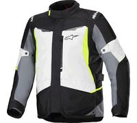 Alpinestars ST-1 impermeabile Giacca tessile moto, nero-grigio-giallo, taglia M per maschi