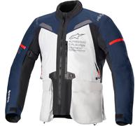 Alpinestars ST-7 2L Gore-Tex giacca tessile moto impermeabile, grigio-blu, taglia L per maschi