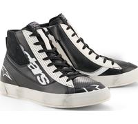 Alpinestars Stated Flair Scarpe da motociclismo, Bianco/nero, Taglia 11,5