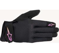 Alpinestars Stated Guanti da moto da donna, nero-rosa, taglia M per donne