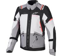 Alpinestars Stella Andes V4 Drystar impermeabile Giacca tessile moto da donna, grigio scuro/nero/arancione, Taglia XXL