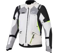 Alpinestars Stella Andes V4, giacca tessile Drystar donna M female Grigio/Grigio Scuro/Giallo Fluo