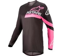 Alpinestars Stella Fluid Maglia Motocross Donna (Black/Pink,XL)
