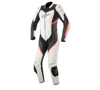 Alpinestars Stella Kira Un pezzo donne moto tuta in pelle, nero-bianco, taglia 46
