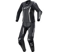 Alpinestars Stella Missile V2 Abito da donna in pelle a due pezzi, Bianco/nero, Taglia 48