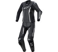 Alpinestars Stella Missile V2 Abito da donna in pelle a due pezzi, nero-bianco, taglia 40 per donne