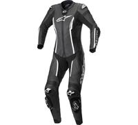 Alpinestars Stella Missile V2 One Piece Motorcycle Ladies Leather Suit, nero-bianco, taglia 44 per donne