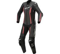 Alpinestars Stella Missile V2 One Piece Motorcycle Ladies Leather Suit, nero-rosa, taglia 44 per donne