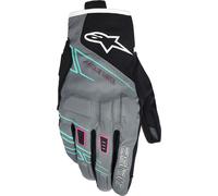 Alpinestars Stella Moblast WP Guanti impermeabili da motociclista femminile, nero-grigio, taglia M per donne