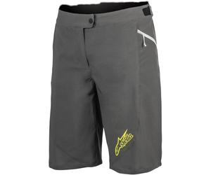 Alpinestars Stella Pathfinder Pantaloncini da bicicletta da donna, grigio/giallo, Taglia 30