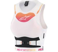 Alpinestars Stella Plasma, gilet protettivo donna S female Bianco/Arancione/Fucsia