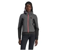 Alpinestars Stella Radium Tech Felpa con zip da moto femminile, grigio/nero, Taglia XL