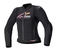 Alpinestars Stella SMX Air Giacca tessile moto da donna perforata (Black/Fuxia,S)