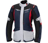 Alpinestars Stella ST-1 impermeabile Giacca tessile moto da donna, nero-rosso-blu, taglia L per donne