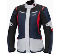 Alpinestars Stella ST-1 impermeabile Giacca tessile moto da donna, nero-rosso-blu, taglia 2XL per donne