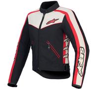 Alpinestars Stella T-Dyno Giacca da moto da donna resistente all'acqua Nero-Beige-Rosso XS