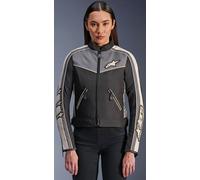 Alpinestars Stella T-Dyno WR Giacca tessile moto da donna, nero-grigio, taglia S per donne