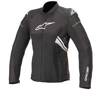 Giacca moto donna estiva Alpinestars STELLA T-GP PLUS R V3 AIR Nero Bianco L