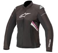 ALPINESTARS STELLA T-GP PLUS R V3 JACKET BLACK WHITE FUCHSIA