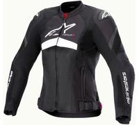 Alpinestars Stella T-GP Plus R V4 Airflow Giacca tessile moto da donna, nero-bianco, taglia XL per maschi