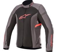 Alpinestars Stella T-Kira V2 Air Giacca tessile da donna, nero-grigio-rosa, taglia S per donne