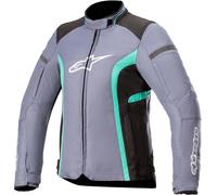 Alpinestars Stella T-Kira V2 Giacca tessile donna impermeabile, nero-grigio, taglia XL per donne