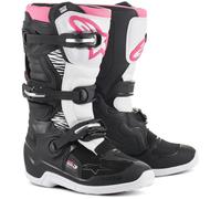 Alpinestars Stella Tech 3 S25, stivali donna 7 US female Nero/Bianco/Fucsia