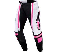Alpinestars Stella Techstar Nomur, pantaloni tessili donna 30 female Nero/Bianco/Fucsia