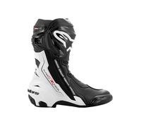 Alpinestars Stivali da moto da uomo Racing Mot, nero/bianco, 43 EU