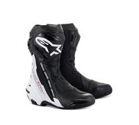 Alpinestars Stivali da moto da uomo Racing Mot, nero/bianco, 43 EU