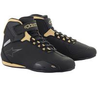 ALPINESTARS - Stivali Stella Sektor Lady Nero / Champagne Nero,Dorato 9.5